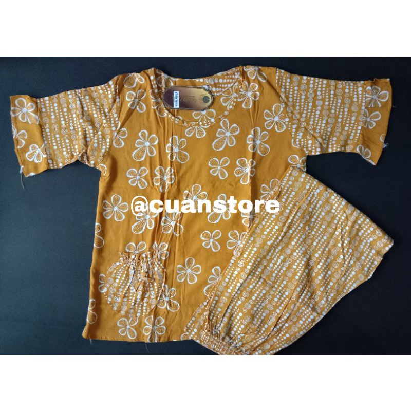 Setelan celana panjang baju tidur by Qonita batik IV