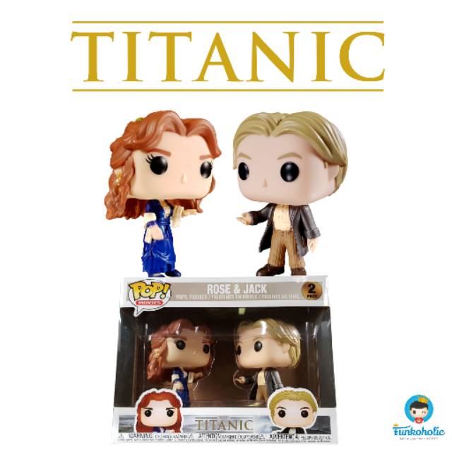 Funko POP Movies Titanic - Rose DeWitt Bukater & Jack Dawson (2-Pack) [Exclusive]