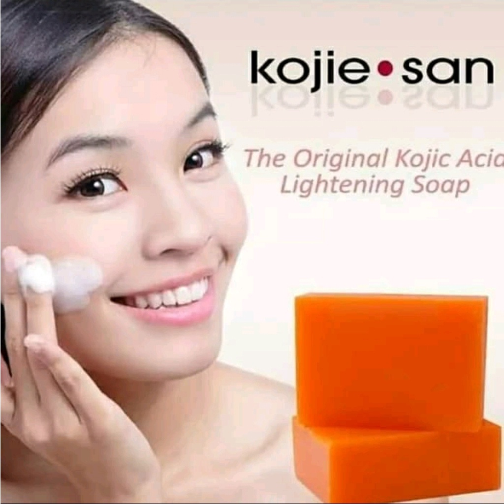 KOJIESAN Skin Lightening Soap 65gr / FACE CREAM 30Gr / Kojie San Sabun Batang / Sabun Wajah