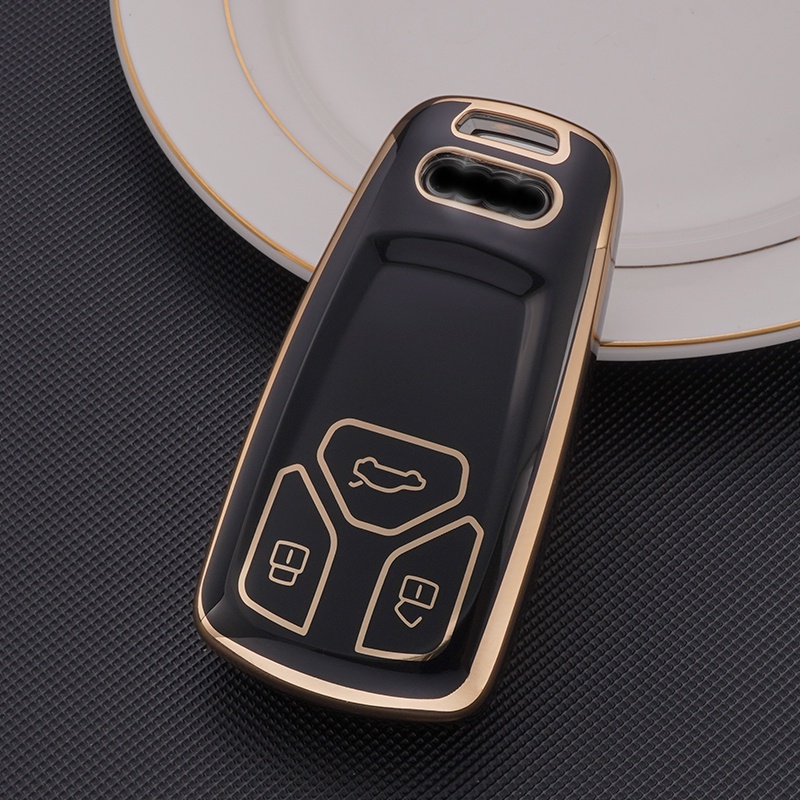 Case Remote Kunci Mobil Bahan TPU Untuk Audi A4 A5 A6 Q7 S4 S5 S7 B9 A4L 4m 8W Q5 TT TT RS 8S Coupe