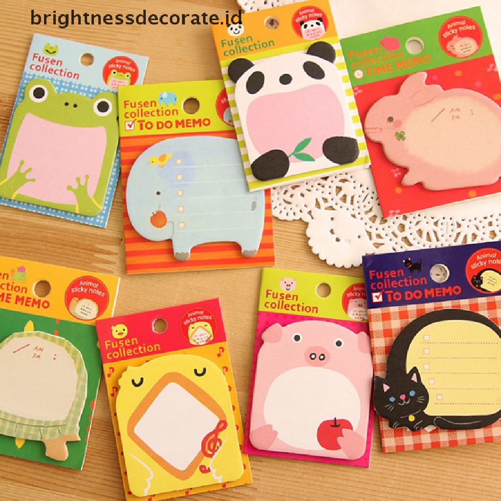 (Birth) Sticky Note / Memo / Pembatas Buku Bentuk Binatang Lucu