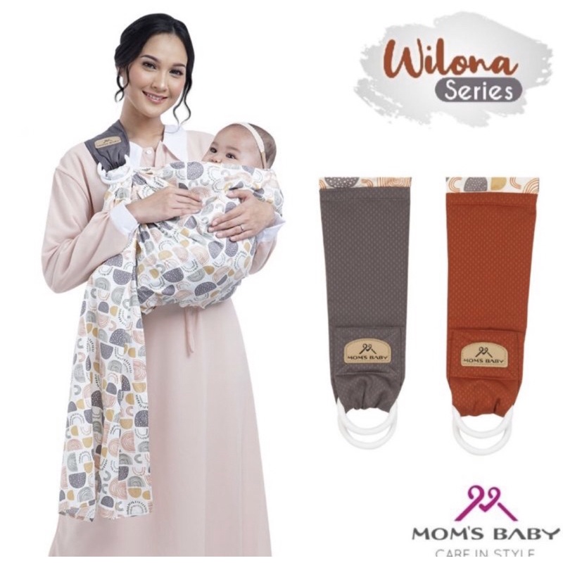 Moms Baby Gendongan Samping Multifungsi Wilona/ Aurora/ Cloudy Series