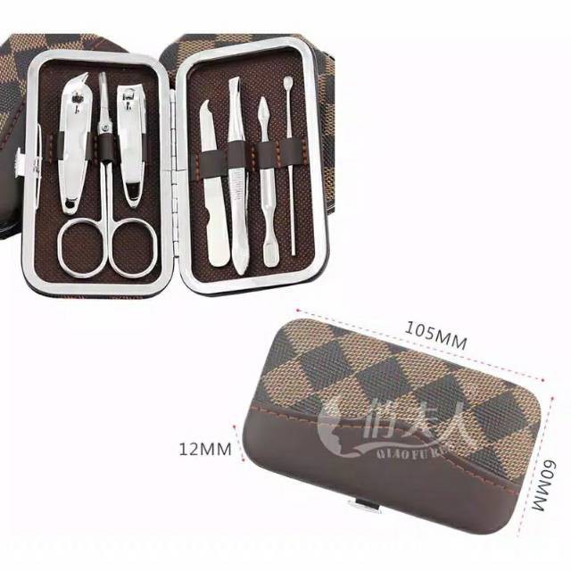 JOS054 Alat gunting kukuSet isi 7pcs. Alat Perawatan Gunting Kuku Dompet