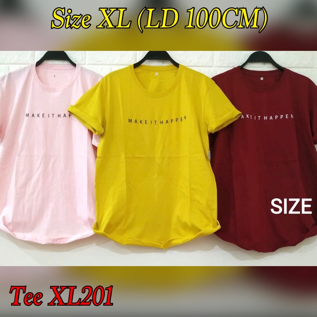 T-Shirt Tumblr WARNA XL / Tumbler Tee WARNA XL / Kaos Murah Kualitas Bagus / XL WARNA PART 5