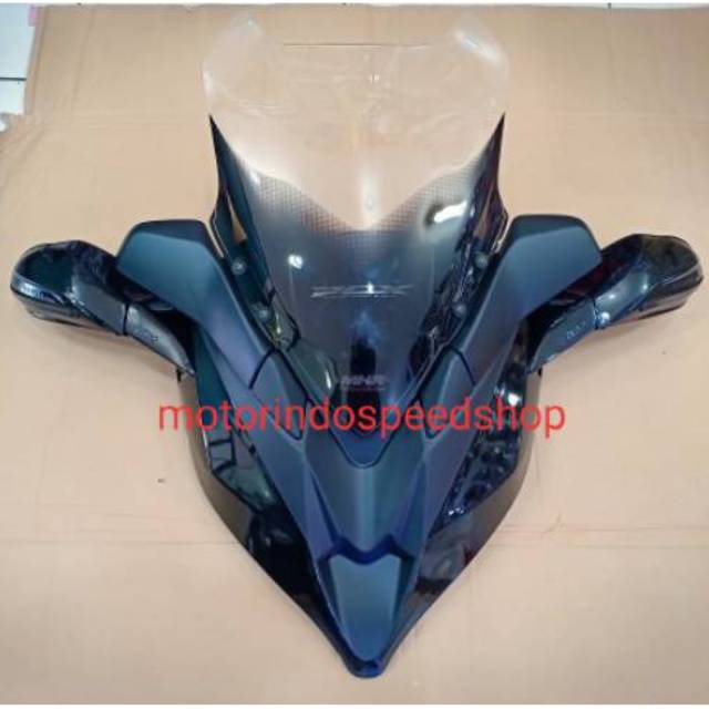 Tameng windshield Honda PCX new mhr plus spion lipat