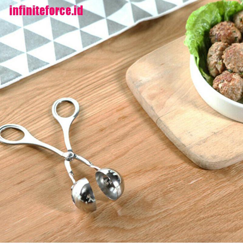 [IN*]Meatball Maker Spoon Non Stick thick Stainless Steel Meat Baller Kitchen Tool