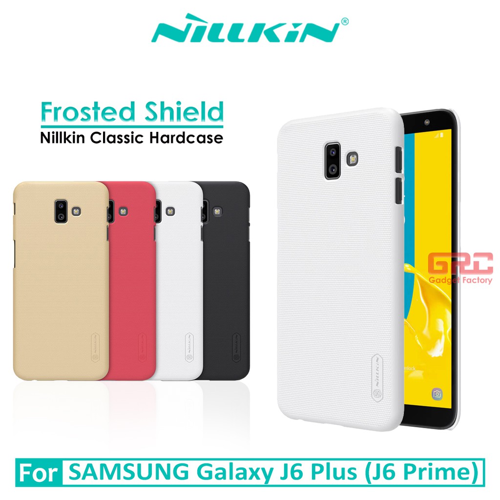 Hard Case SAMSUNG Galaxy J6 Plus J6+ Nillkin Frosted Shield Casing Original