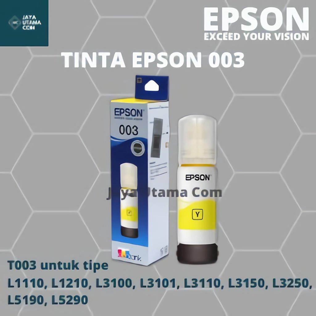 Tinta Epson 003 Original Refill Ink Printer L3110 L3150