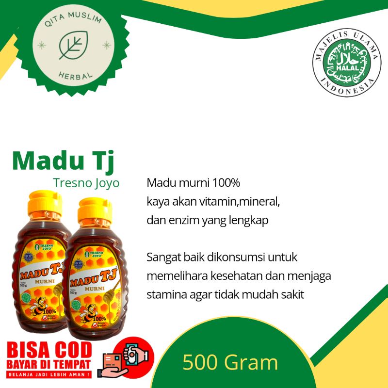 

Madu murni TJ Tresno Joyo Original 500 Gram || Produk asli Original