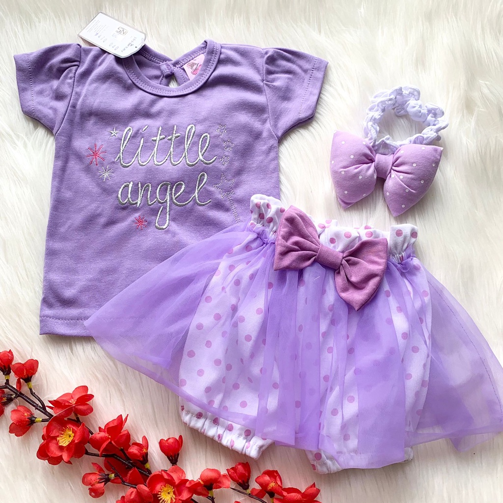 Baju setelan kaos celana rok gambar lucu fashion anak bayi cewek perempuan murah -lit