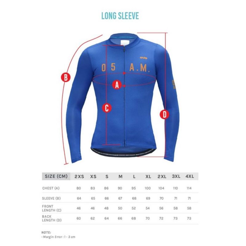 SUB JERSEY 05 AM HITAM LENGAN PANJANG SIZE S