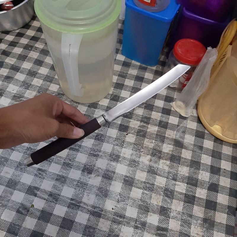 Pisau Iris Roti Mangga Bawang Bumbu daging | Alat potong Masak dapur