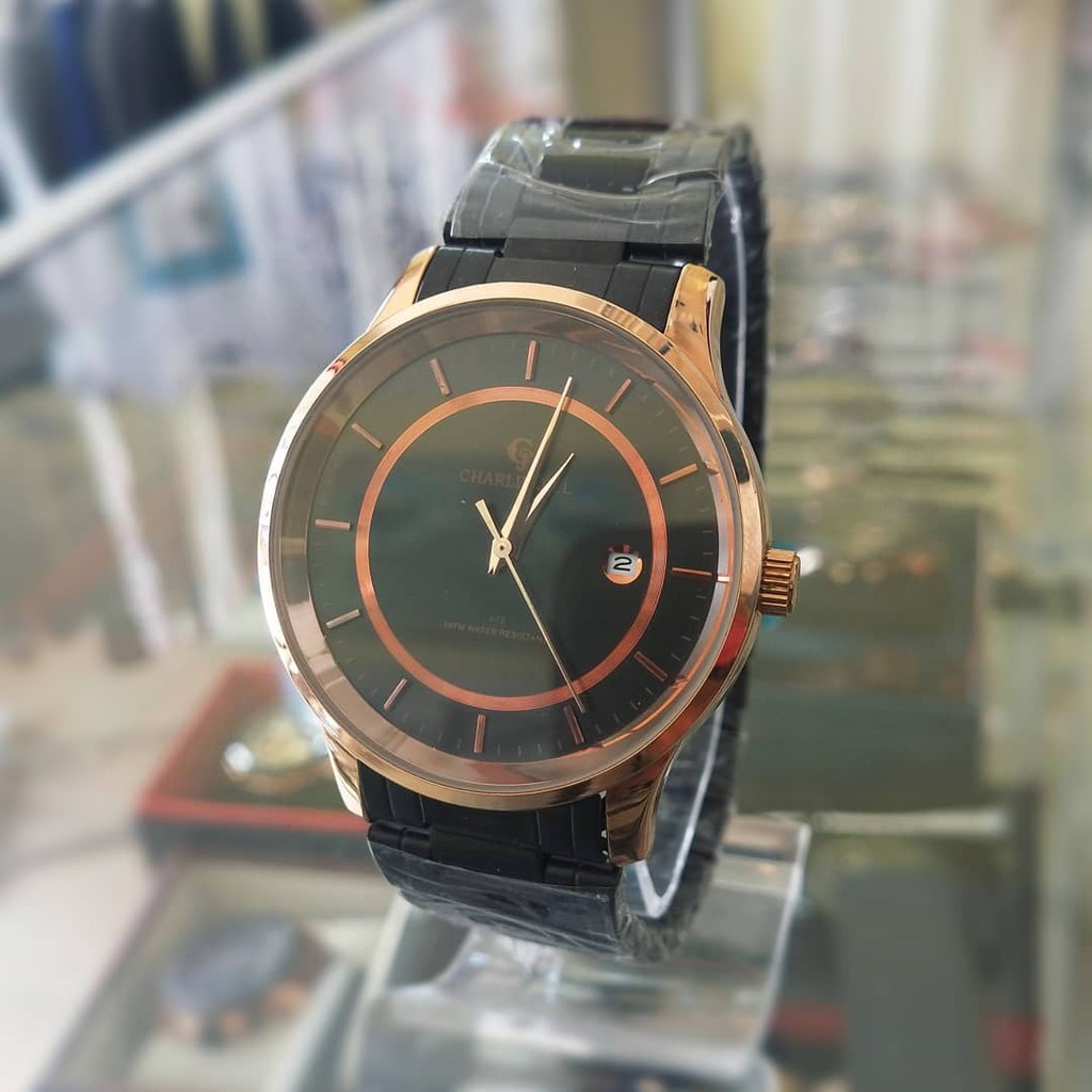 Jam tangan pria charlie jill original A2204