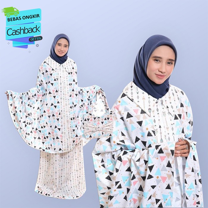 Mukena Dewasa Bahan Katun / Mukena Dewasa Katun Ponco Archery / Mukena