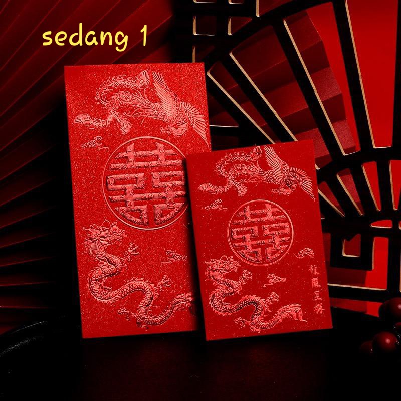 

kertas angpao wedding ukuran sedang tulisan HEE isi 36pcs 1 pack