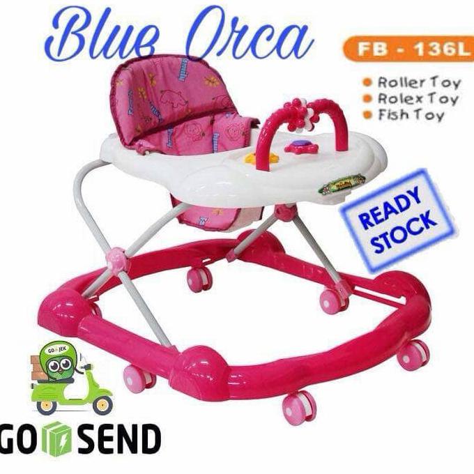 SUPER SALE FAMILY BABY WALKER FB - 136 L PINK - PINK
