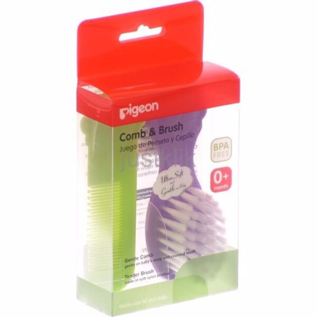 PIGEON Comb &amp; Hair Brush Set Isi 2