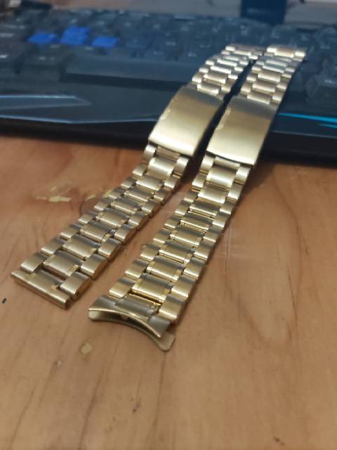 STRAP tali jam tangan Rante Stainless steel Gold