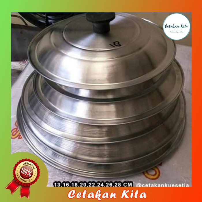 Tutup Loyang 24 CM Martabak Manis Alumunium