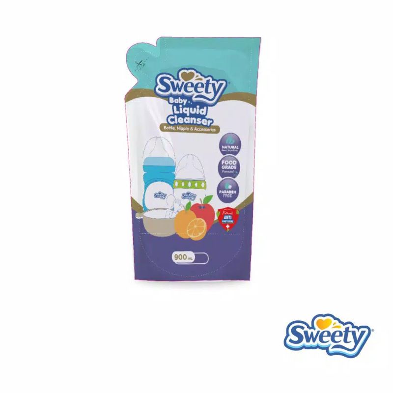 Sweety Baby Liquid Cleanser Bottle- Sweety Sabun Cuci Botol Bayi dan Perlengkapan Bayi 900ml