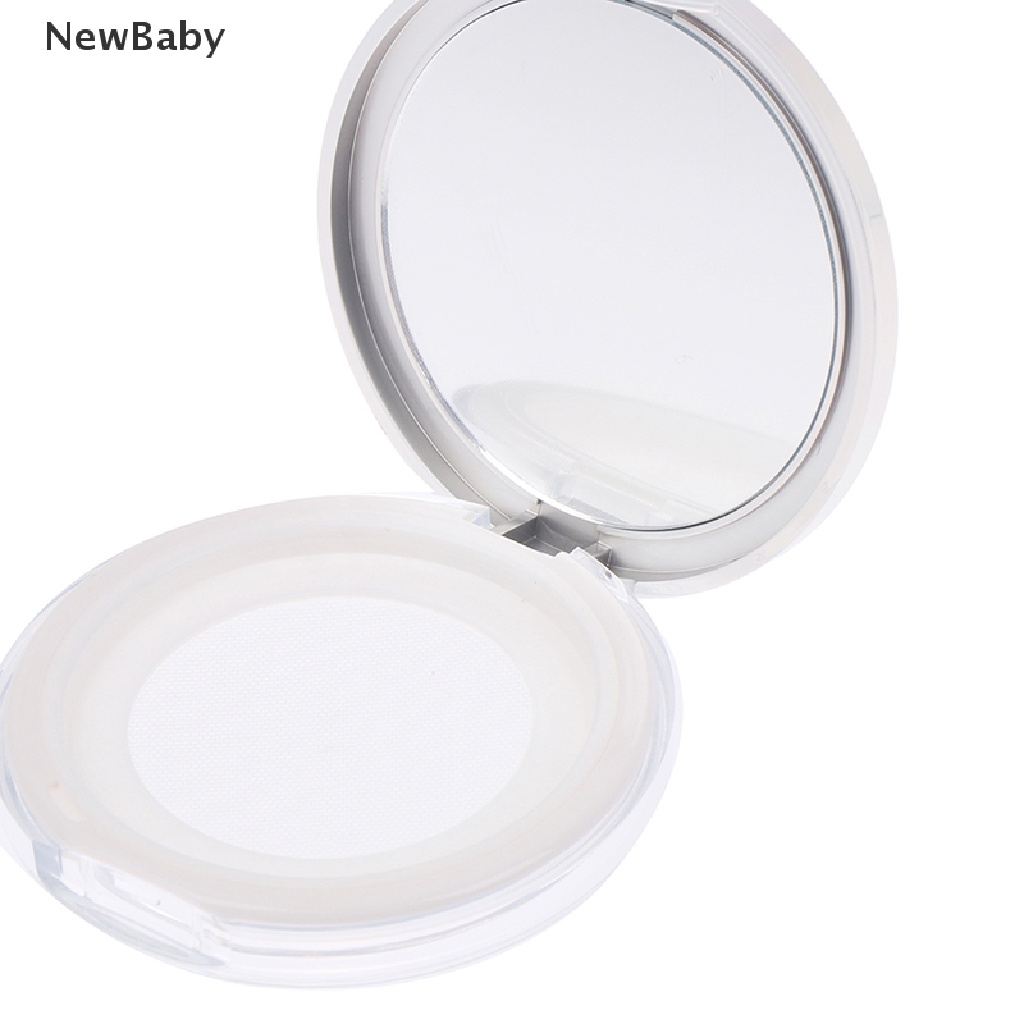 Newbaby 1pc Botol Kontainer Kosong Portable Dengan Spons Puff Untuk Kosmetik