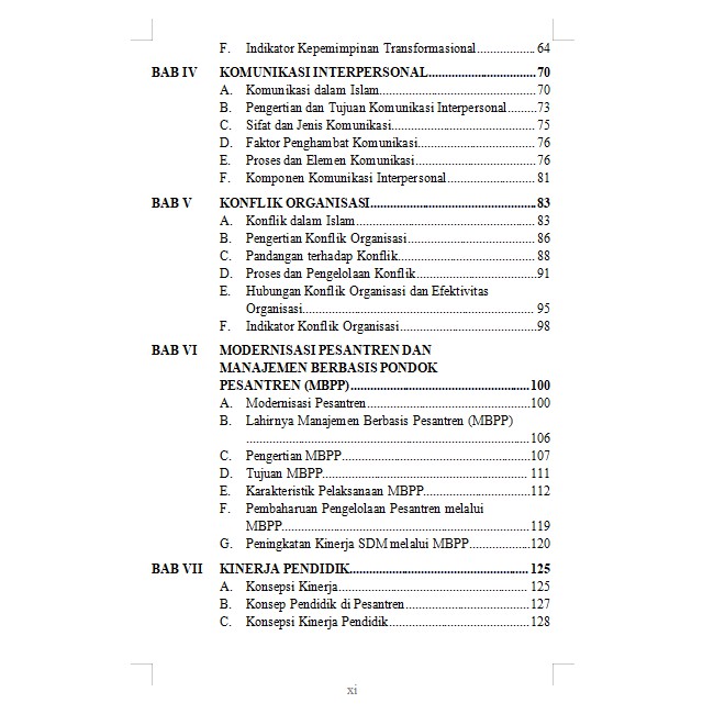 Deepublish - Buku Pesantren Efektif Model Teori Integratif Kepemimpinan Komunikasi - Konflik Organisasi