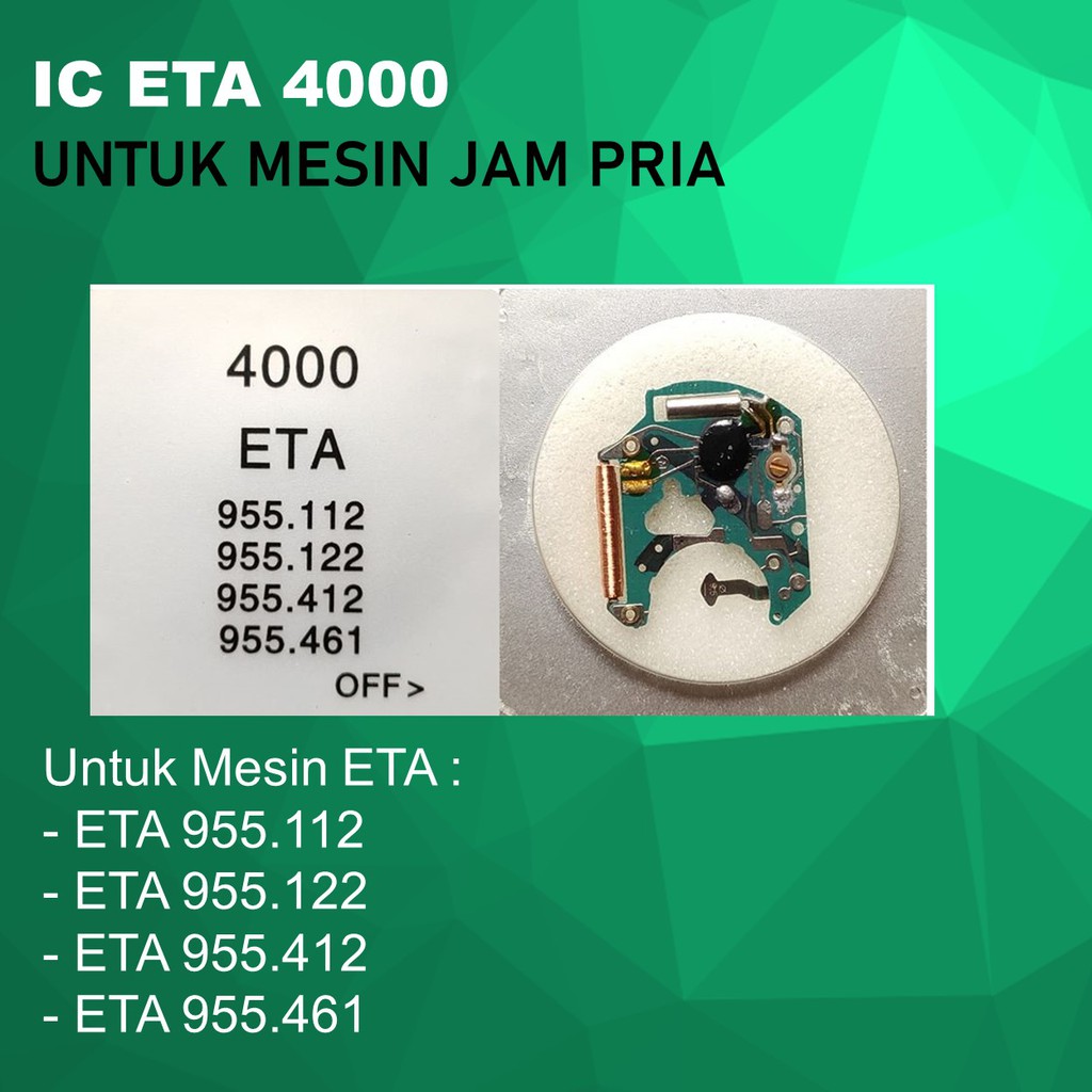 IC ETA 4000 IC JAM TANGAN ETA 955.122 ETA 955.112 ETA 955.412 ETA 955.461