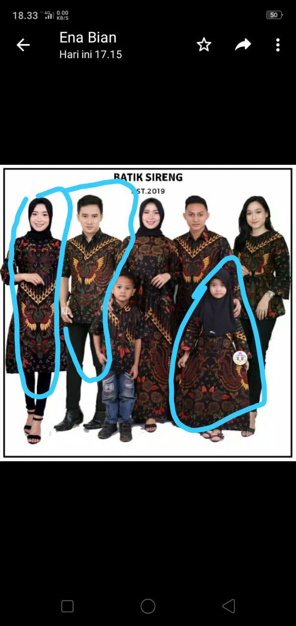 Couple Keluarga - Couple Batik Indonesia Sarimbit