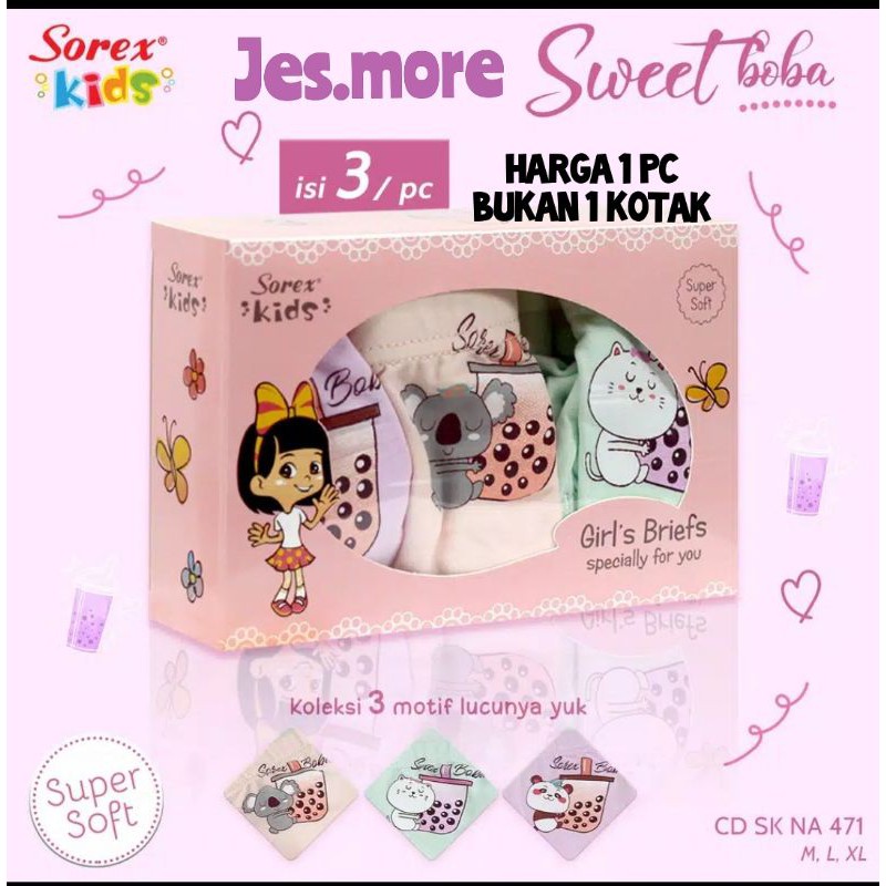 Sorex Kids NA 471 CD segitiga anak cewek