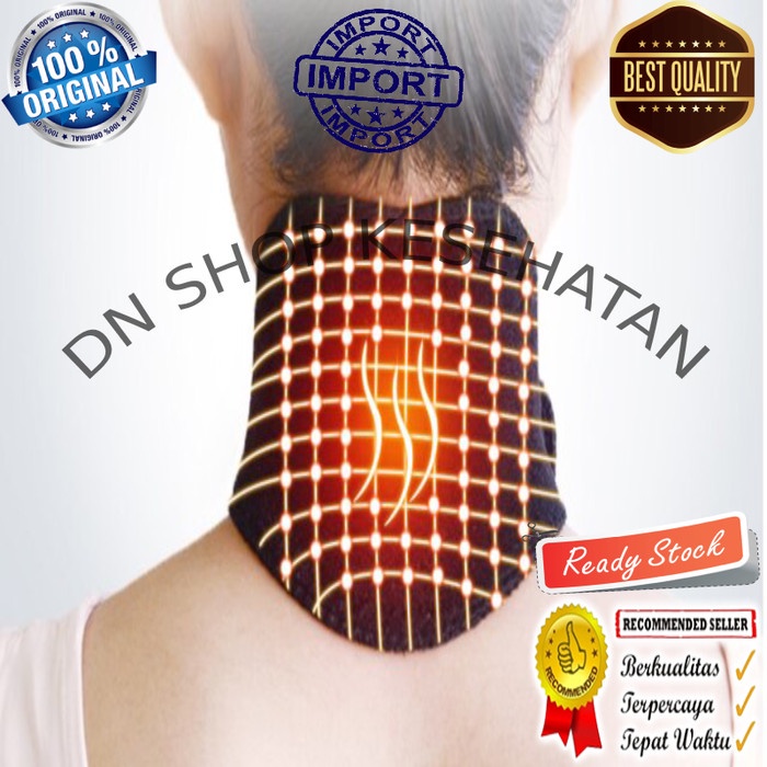 Alat Terapi Penghangat Leher - Alat Terapi Leher - Sabuk Terapi Leher - 100% Ori(X7P3) BEST SELLER A