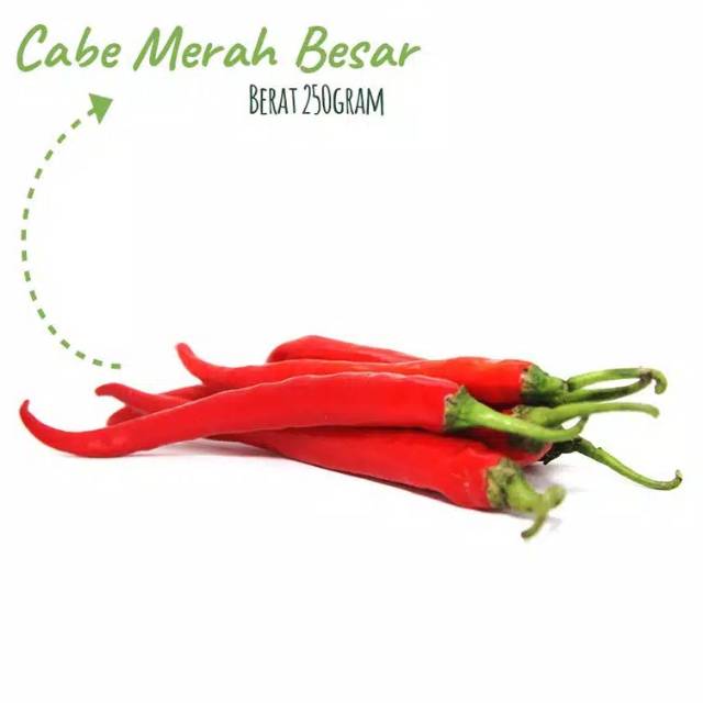 Cabe Merah Besar / berat 250 gram