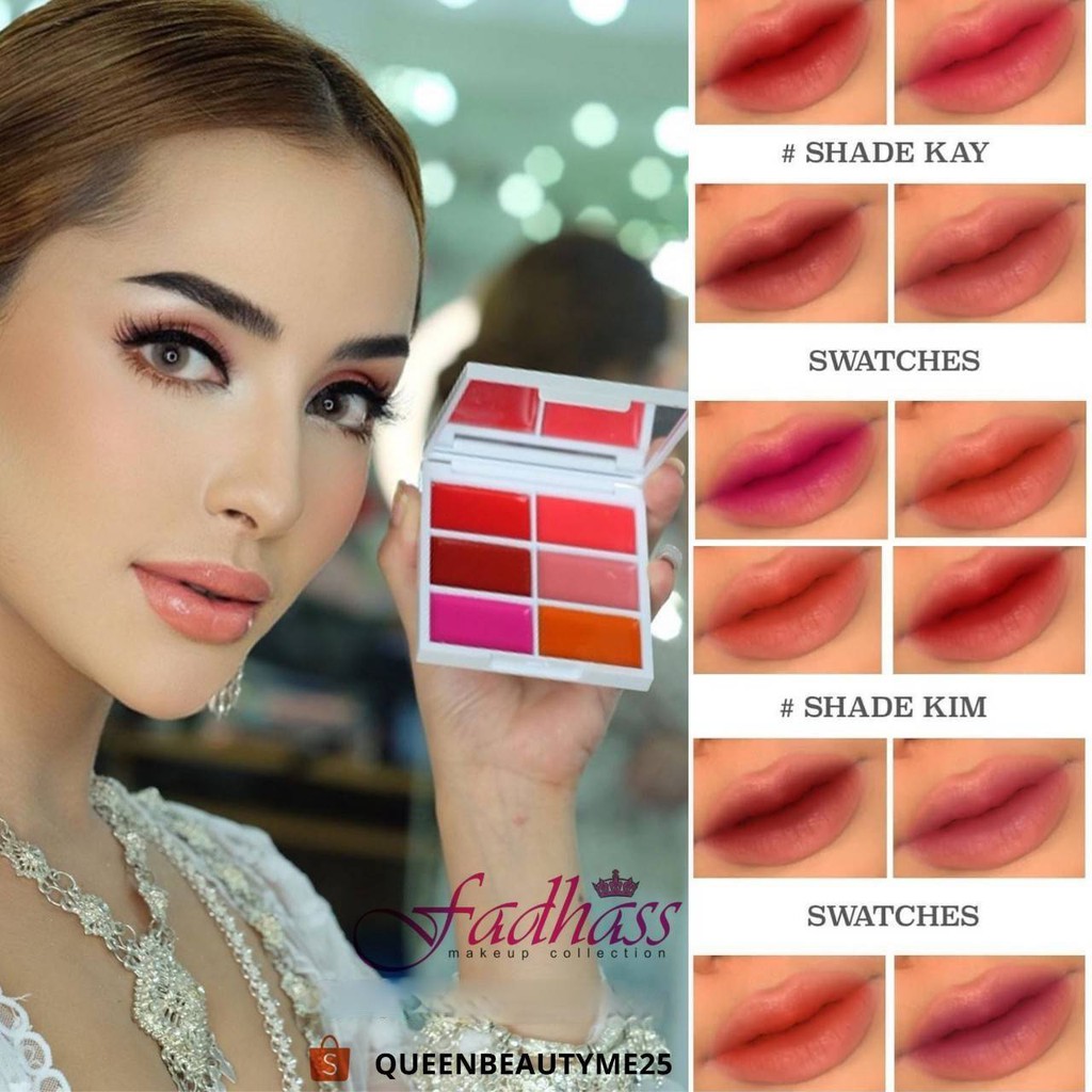 Natcha Beauty Lip Cream Palette
