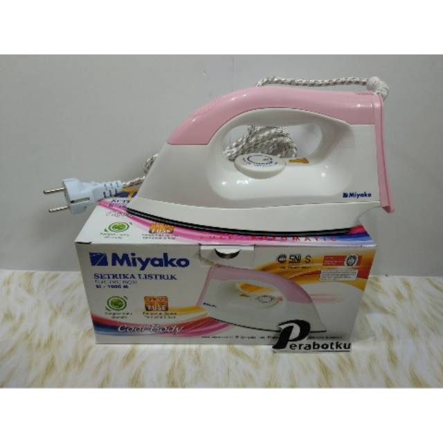 Setrika Listrik Miyako EL-1000 / Setrikaan Listrik / Hand Iron Miyako