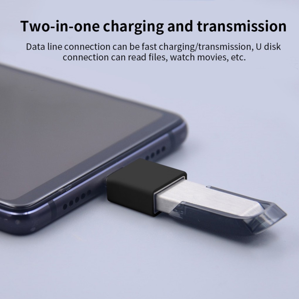 Type-c to USB Adapter Mobile Phone Mini Type-c Converter Fast Data Transmission OTG Adapter 10pcs huiteni