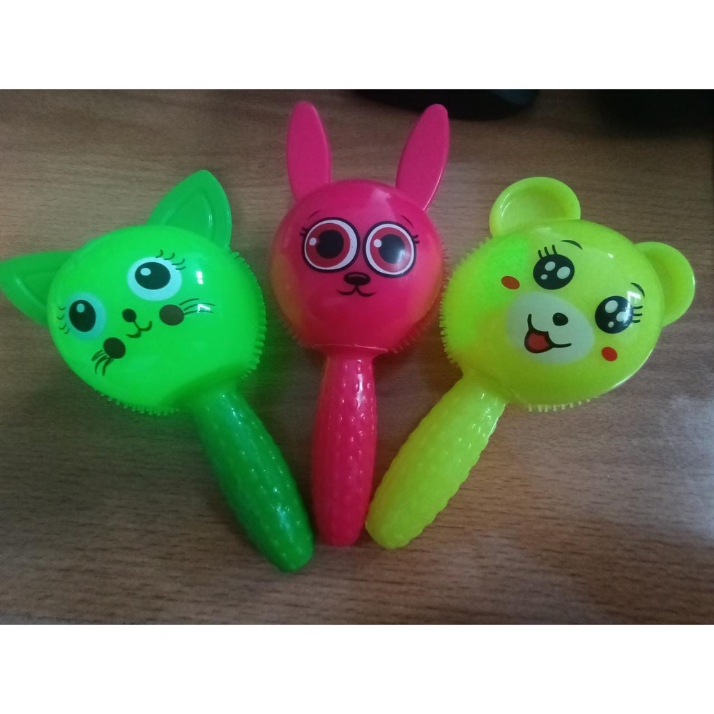 mainan MUSIC STICK RATTLE panda toet toet/ mainan kerincingan bayi / rubber stick toet toet/ kerincingan bunyi nyala ada lampu