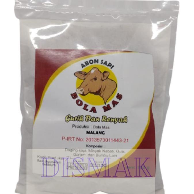 

Abon Sapi Premium Bola Mas 100 Gram