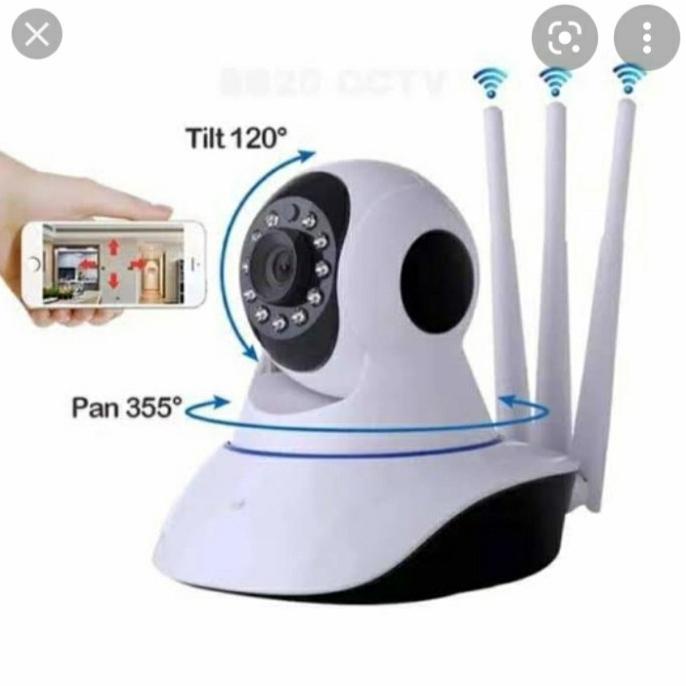 Camera cctv 3 Antena WiFi wireless v380