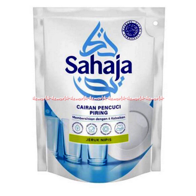 Sahaja 720ml Cairan Pencuci Piring Jeruk Nipis Sabun Cuci Piring Pouch Sahahaja Sajaha 720 ml Dishwash Dish Washing