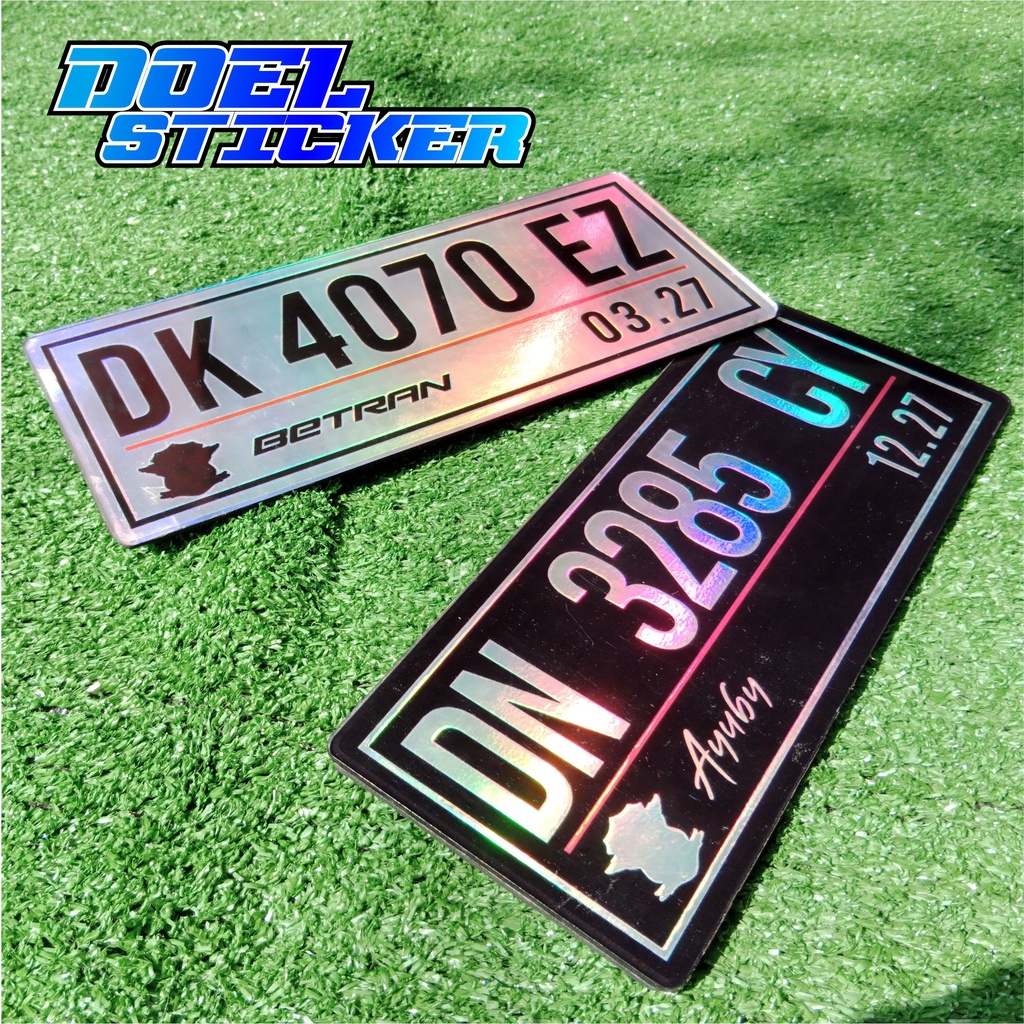 PLAT MOTOR AKRILIK FULL HOLOGRAM KEREN