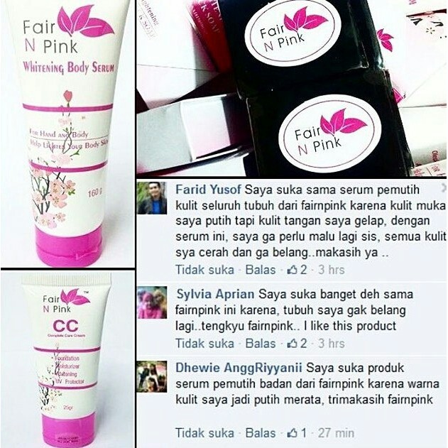 diskon PAKET SHINING FAIR N PINK PAKET PERAWATAN BAGI KULIT diskon