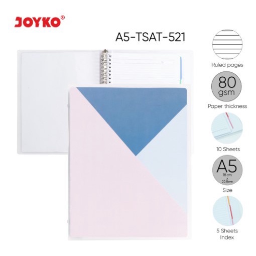 

Joyko Binder Note A5/B5 TSAT - A5 RTO27
