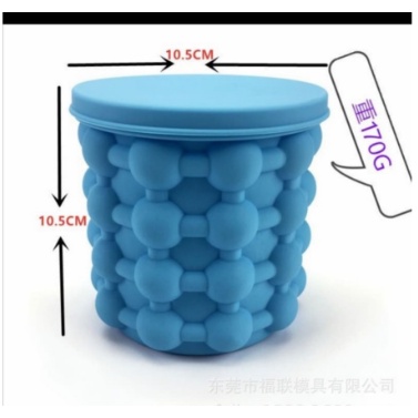 ICE CUBE MAKER 3D CETAKAN ES BATU SILICONE.