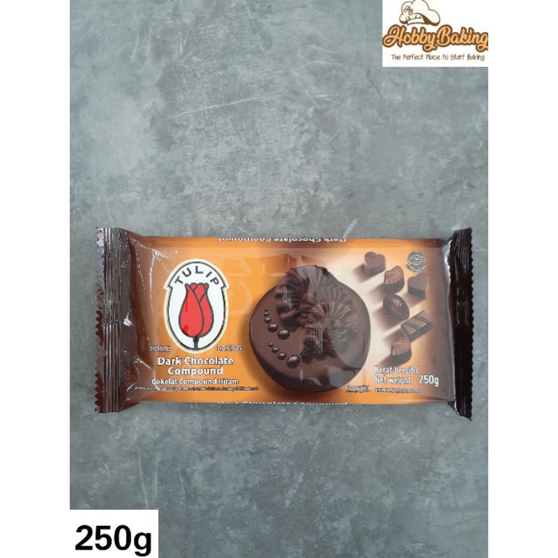 

Tulip Dark Coklat Compound 225 gr