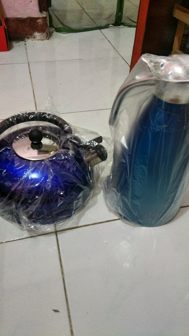 Teko Jug Pinguin 2 Liter Stainless Steel /teko Insulasi Stainless Steel 2 Liter