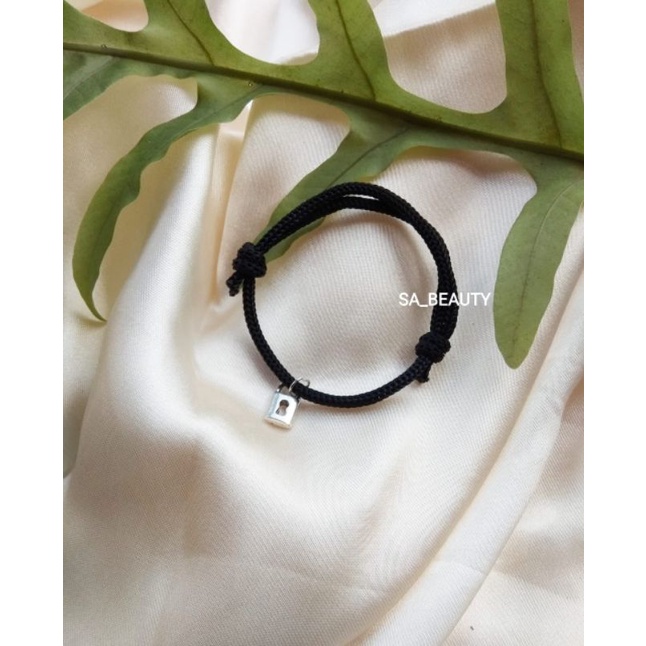 Gelang Inisial/Gelang magnet/Gelang Gembok/Gelang nama pasangan/Gelang costum