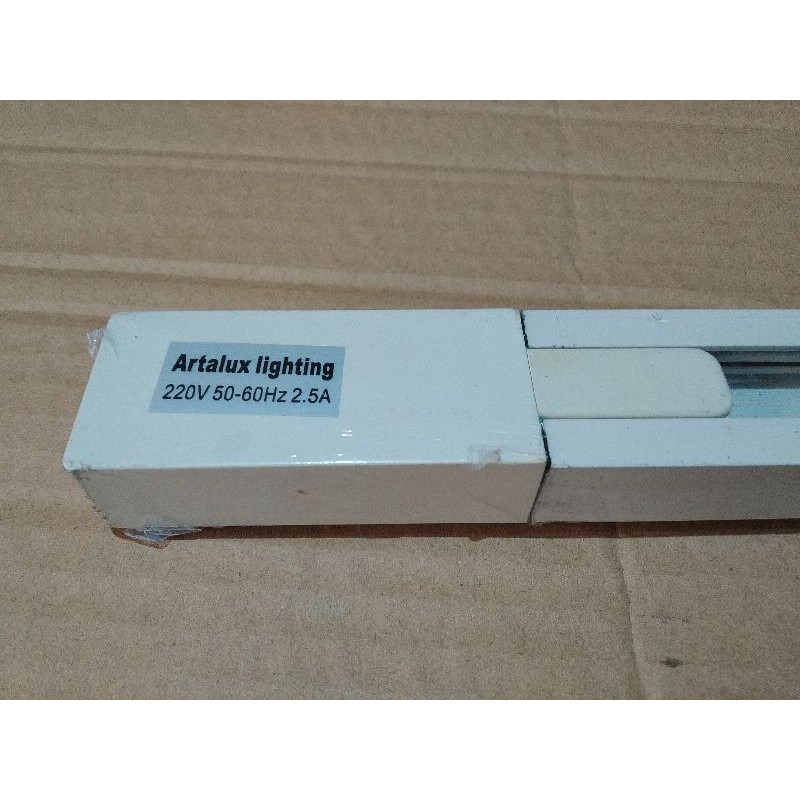 rel track lampu putih tebal artalux 1.5m
