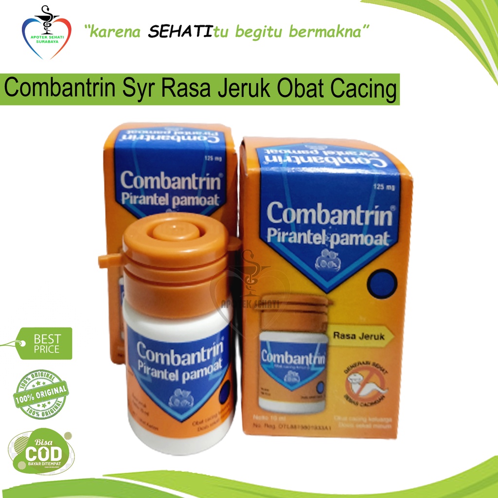 Combantrin Sirup Suspensi Obat Cacing Anak