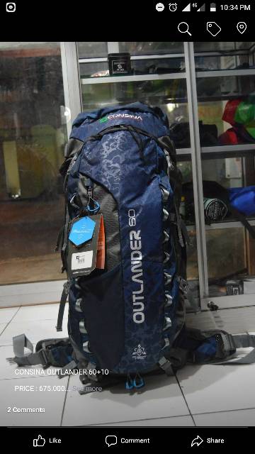 Tas Gunung Carrier Consina Outlander 60