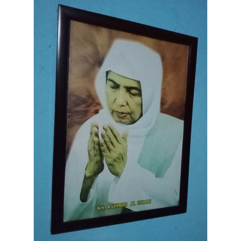 poster kyai Asrori Al ishaki+bingkai