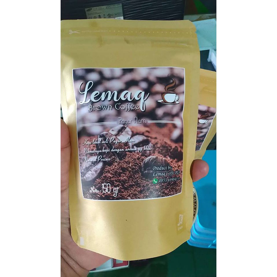 

Lemaq brown coffee Kopis Asli SUmatra Selatan